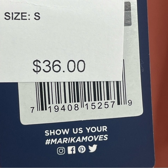 Marika M NWT Long Sleeve Athletic Winter Workout Top - Picture 4 of 12